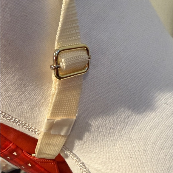 Disney 100 Red Checkered Backpack with Characters NWTS - Picture 7 of 13